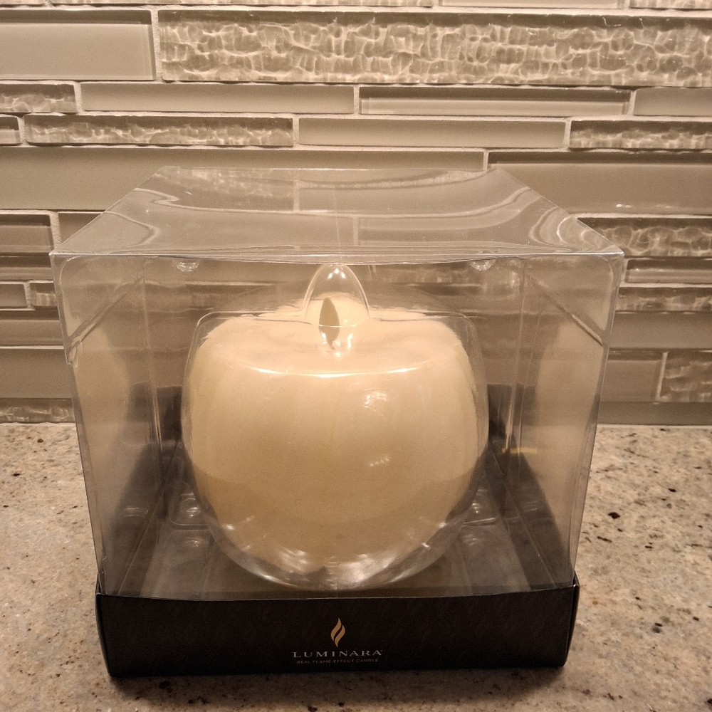 Luminara Pumpkin Candle